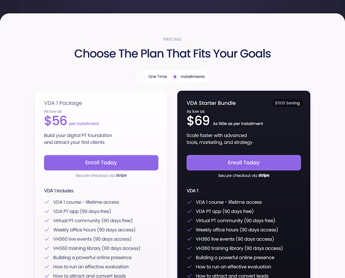 Cover image for VH360 Sign-Up Page
I designed and