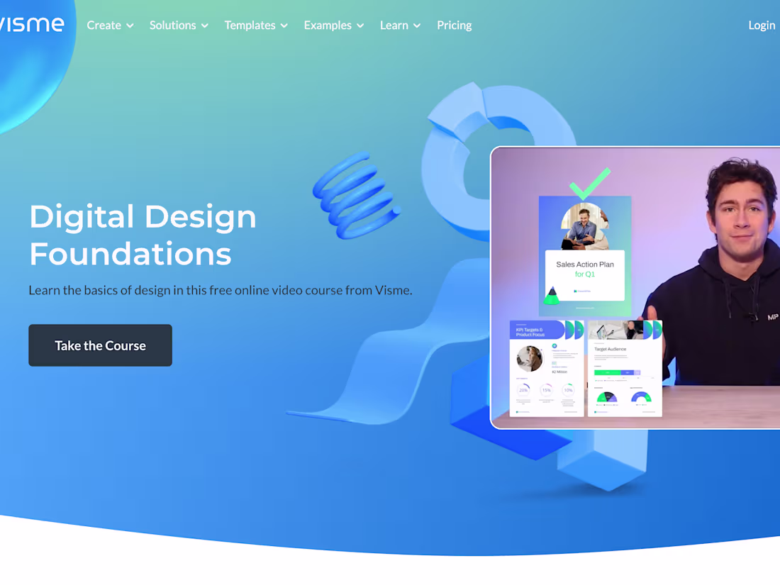 Cover image for Scriptwriting for Visme's Free Design Course 