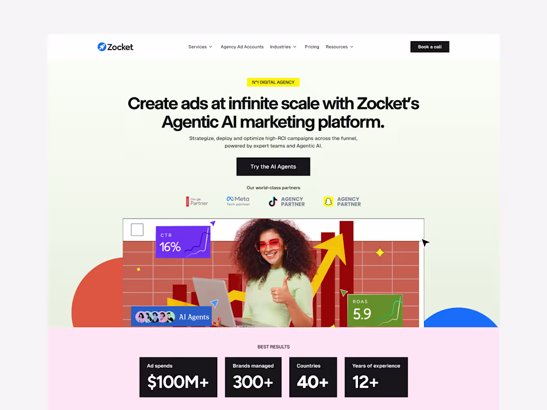 Cover image for Zocket Landing Page Redesign