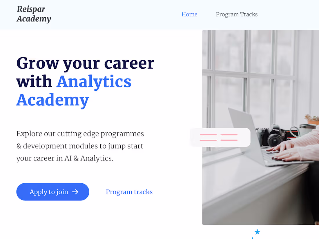 Cover image for Reispar Academy