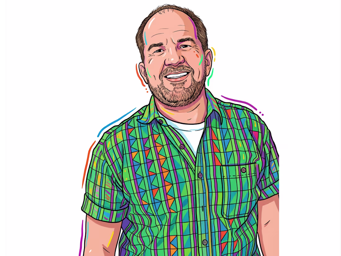 Cover image for The client wanted team photos illustrated into line and work...