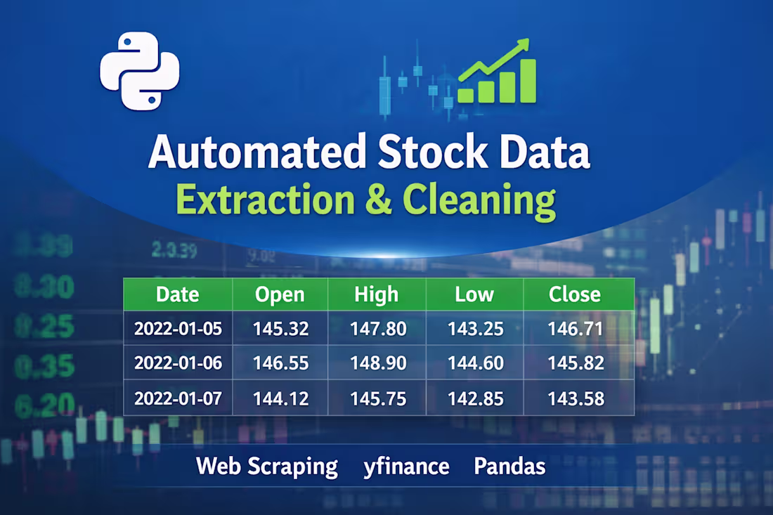 Cover image for Automated Stock Data Scraping &