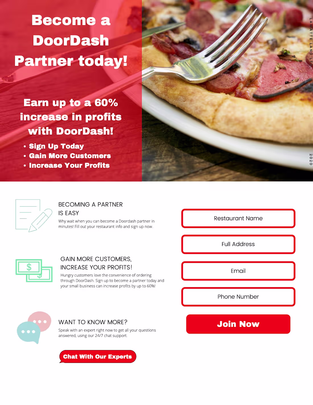 Cover image for (Spec Ad) DoorDash Landing Page | My Work