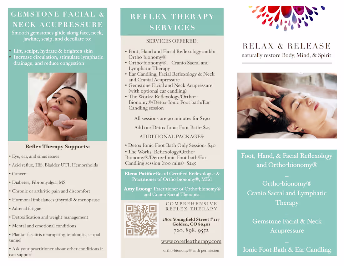 Cover image for Client Brochure: Reflexology Business