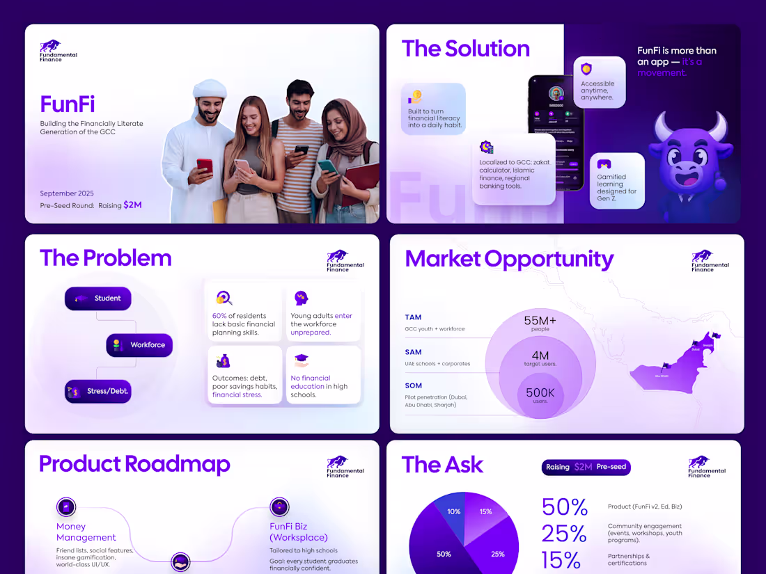 Cover image for Really excited to share my latest fintech pitch deck project...