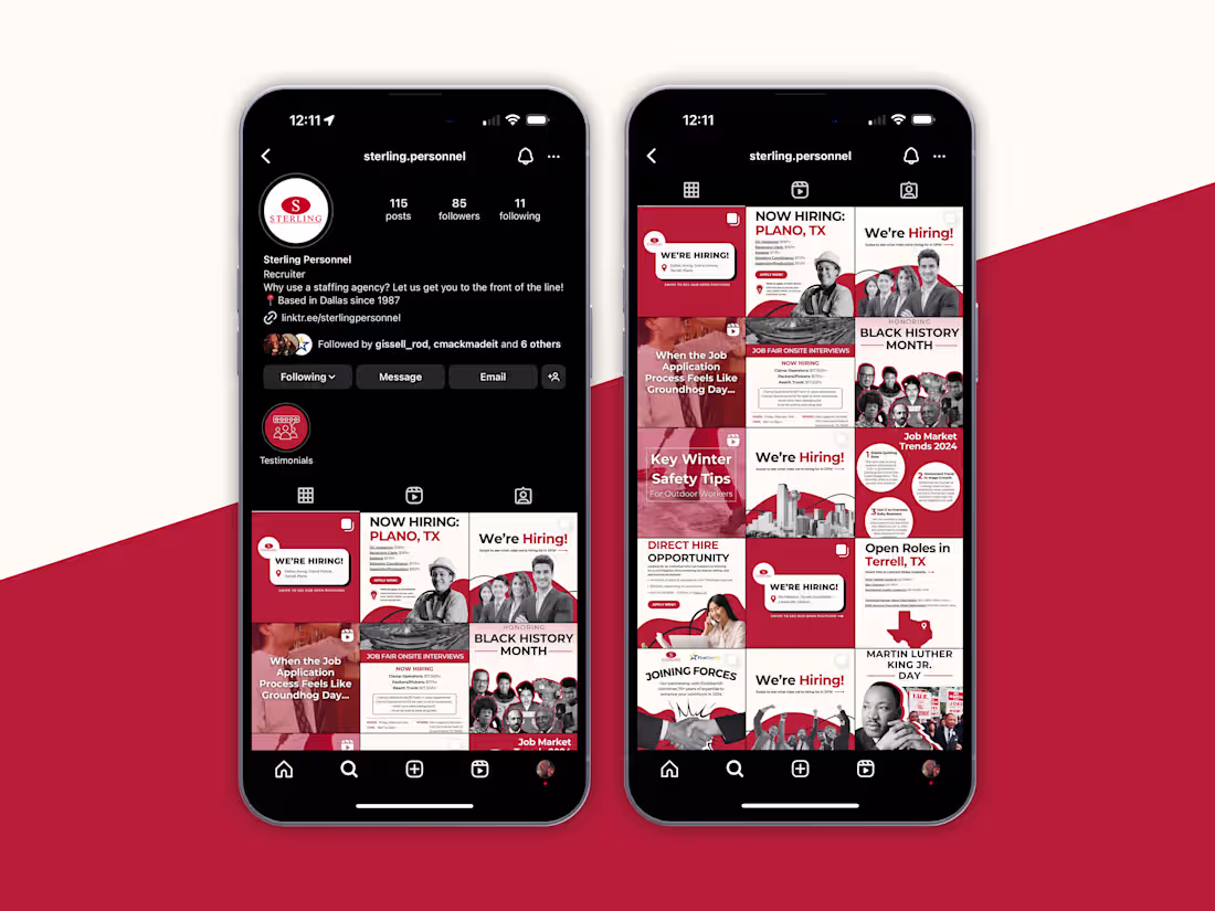 Cover image for Sterling Personnel- Social Media Marketing