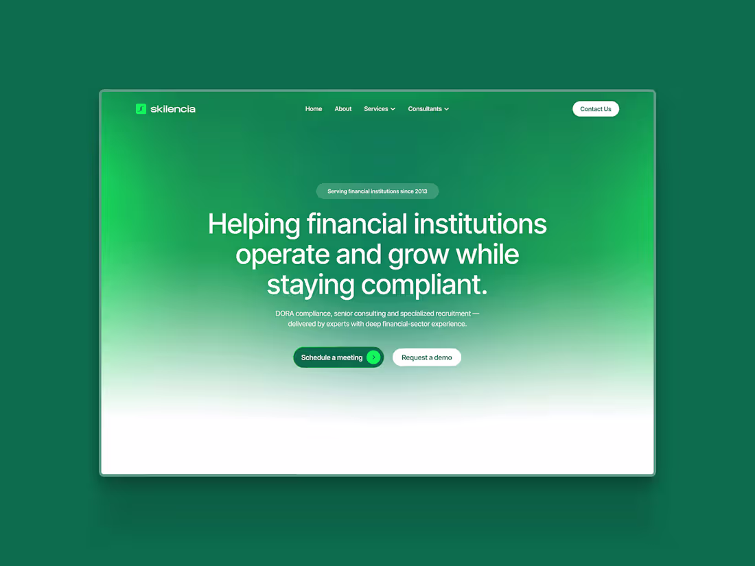 Cover image for Skilencia B2B Website Concept Design