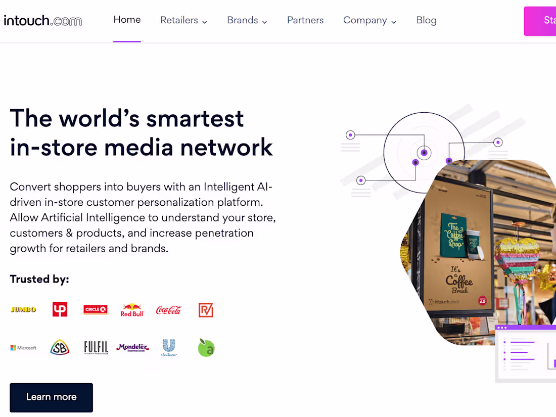 Cover image for Intouch.com l Personalized In-Store AI Marketing