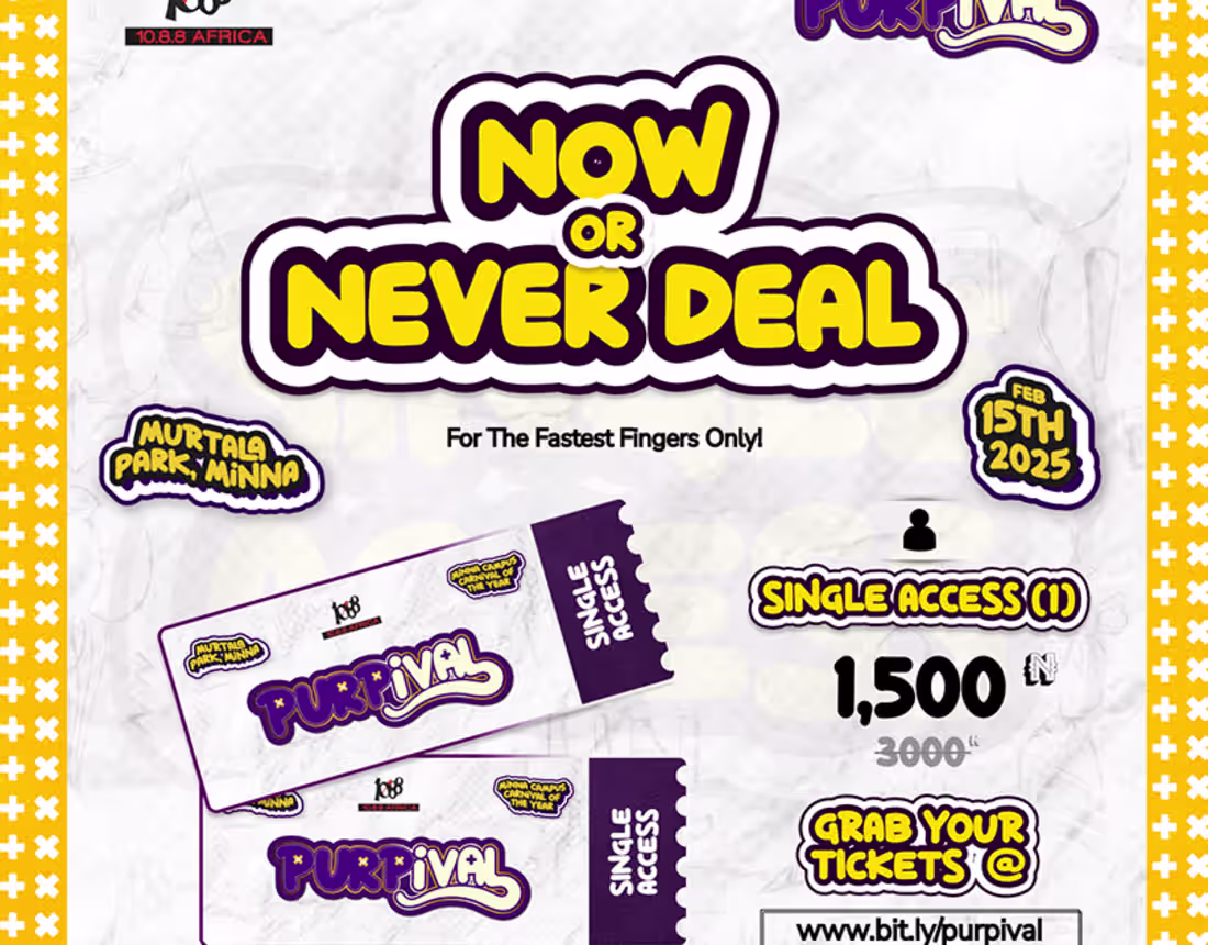 Cover image for Purpival Ticket Design