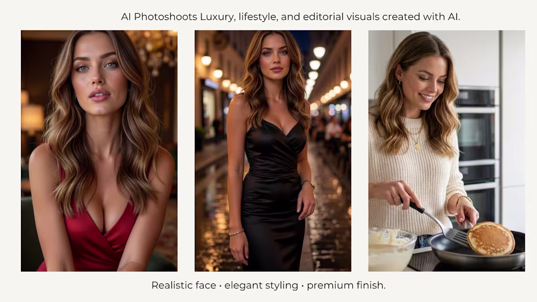 Cover image for Luxury AI Photoshoot Series