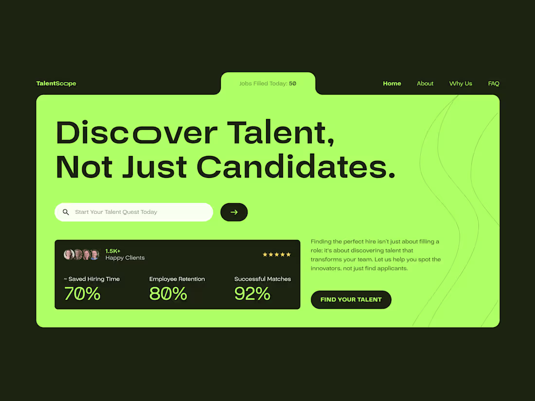 Cover image for 🌟 TalentScope UI Design 🌟