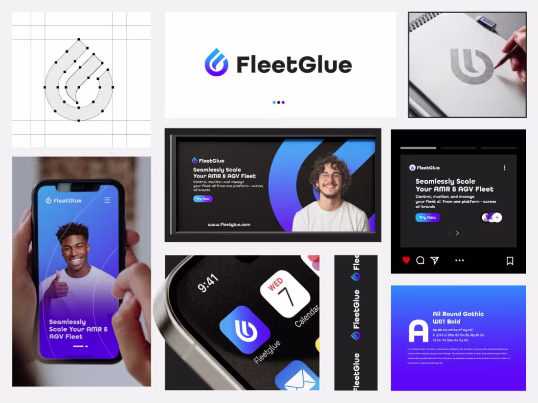 Cover image for Logo & Brand Identity Design With brand style guide