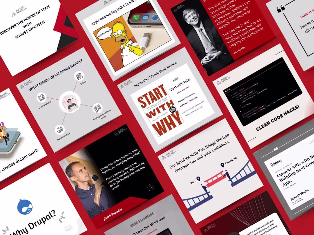 Cover image for August Infotech | Social Media Management