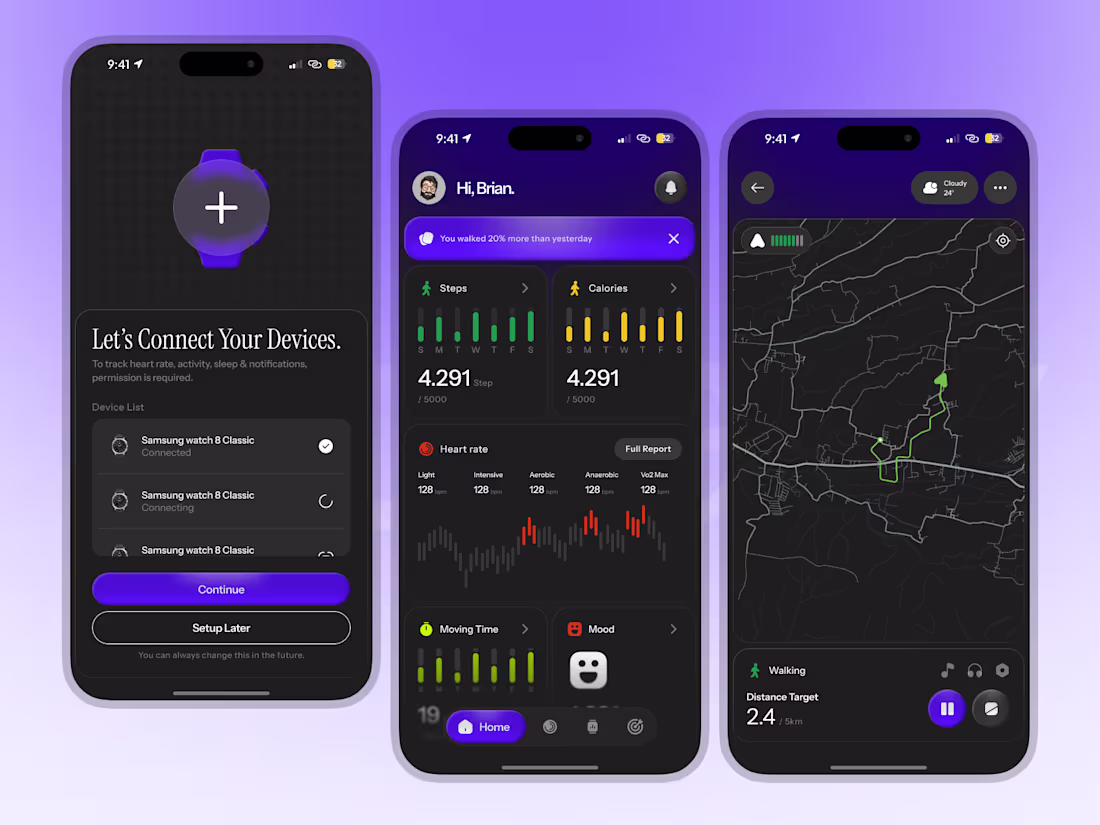 Cover image for FitDaily - Health Tracking mobile