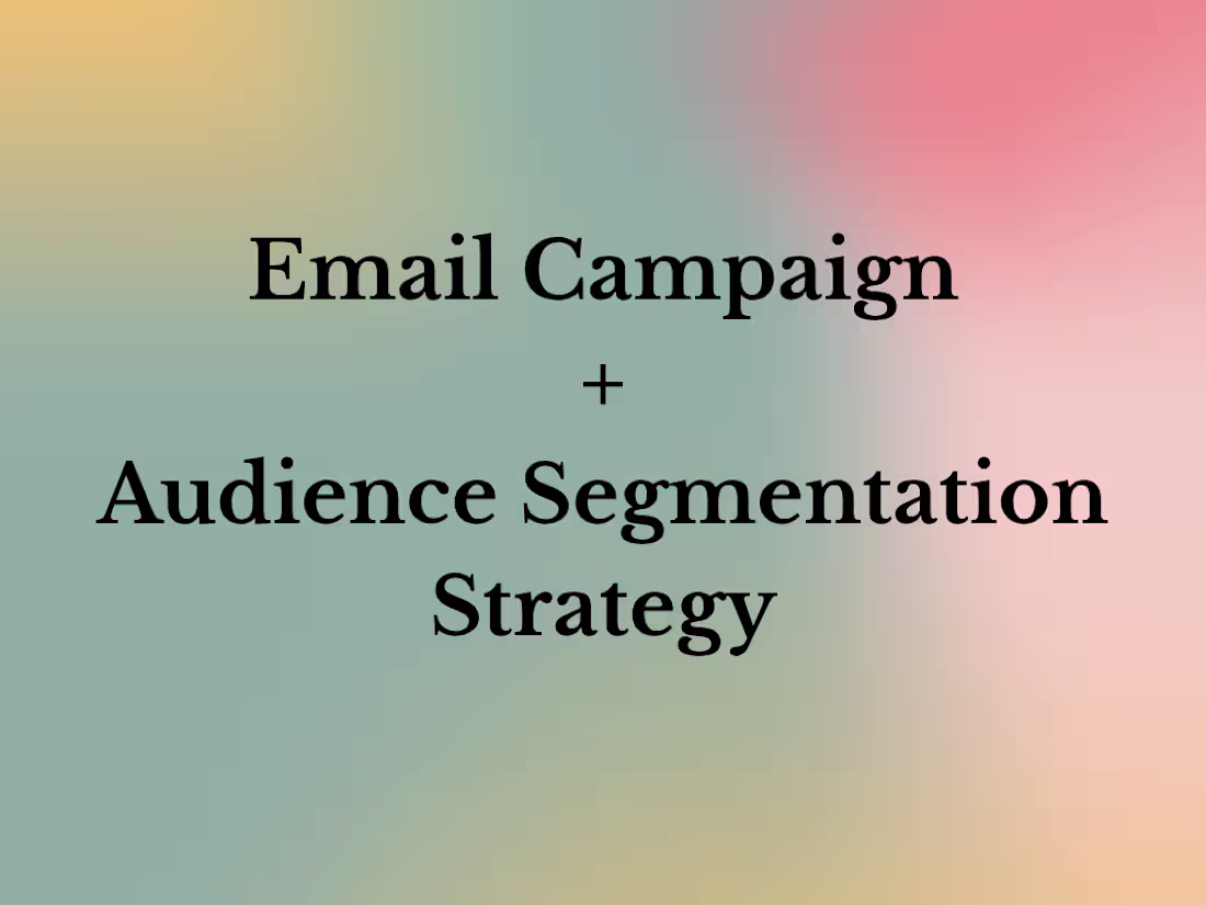 Cover image for Developed a targeted engagement email