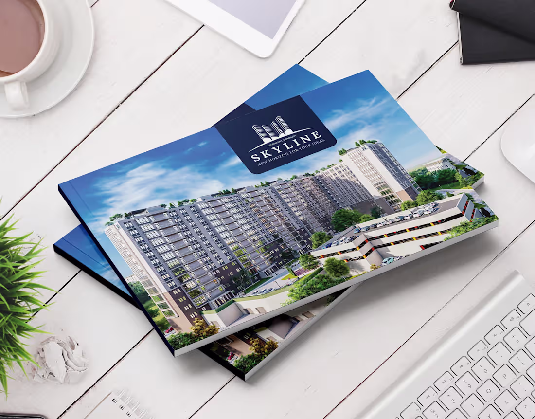 Cover image for Brochure design | Apartment complex «Skyline»