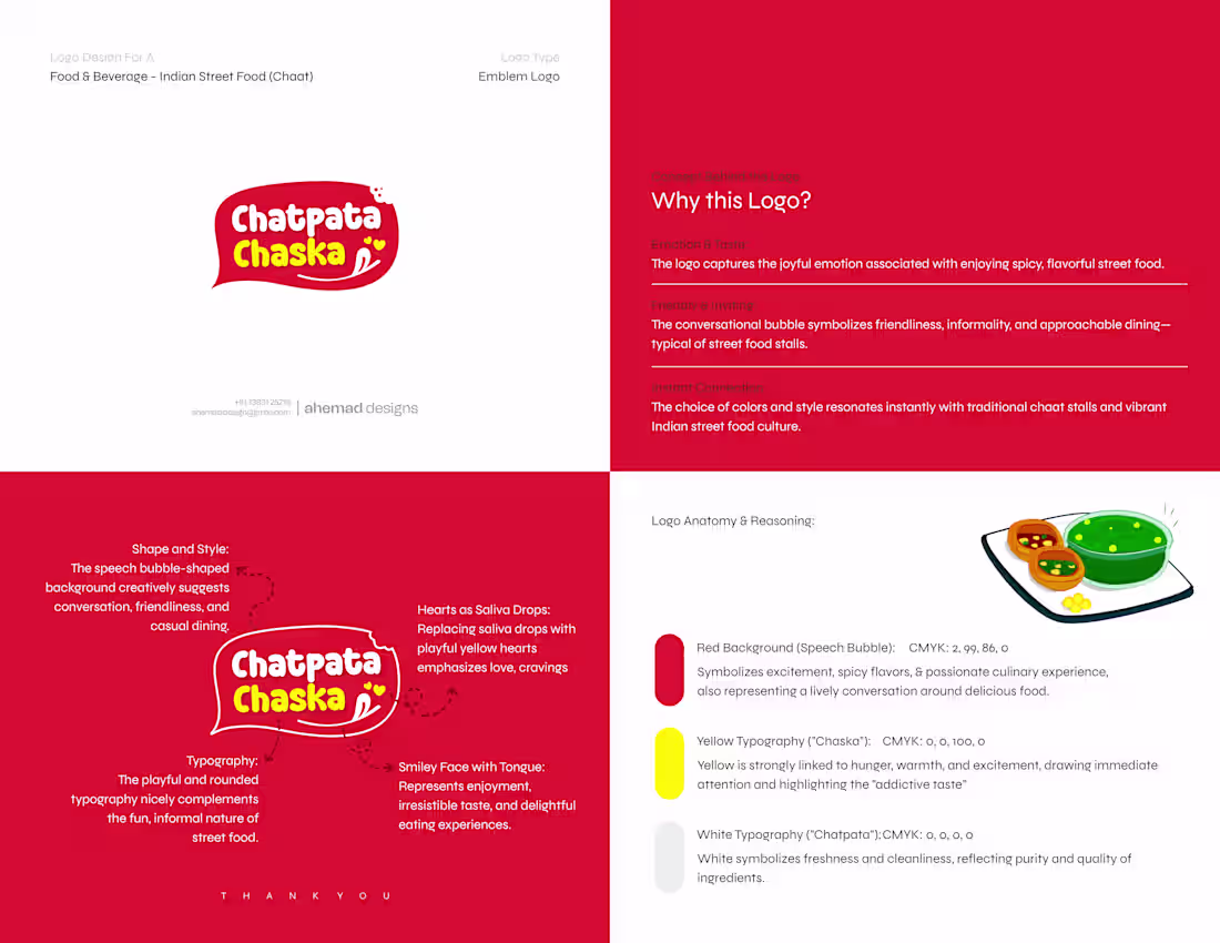 Cover image for Chatpata Chaska — A Logo That Talks Like Chaat Tastes Chaat ...