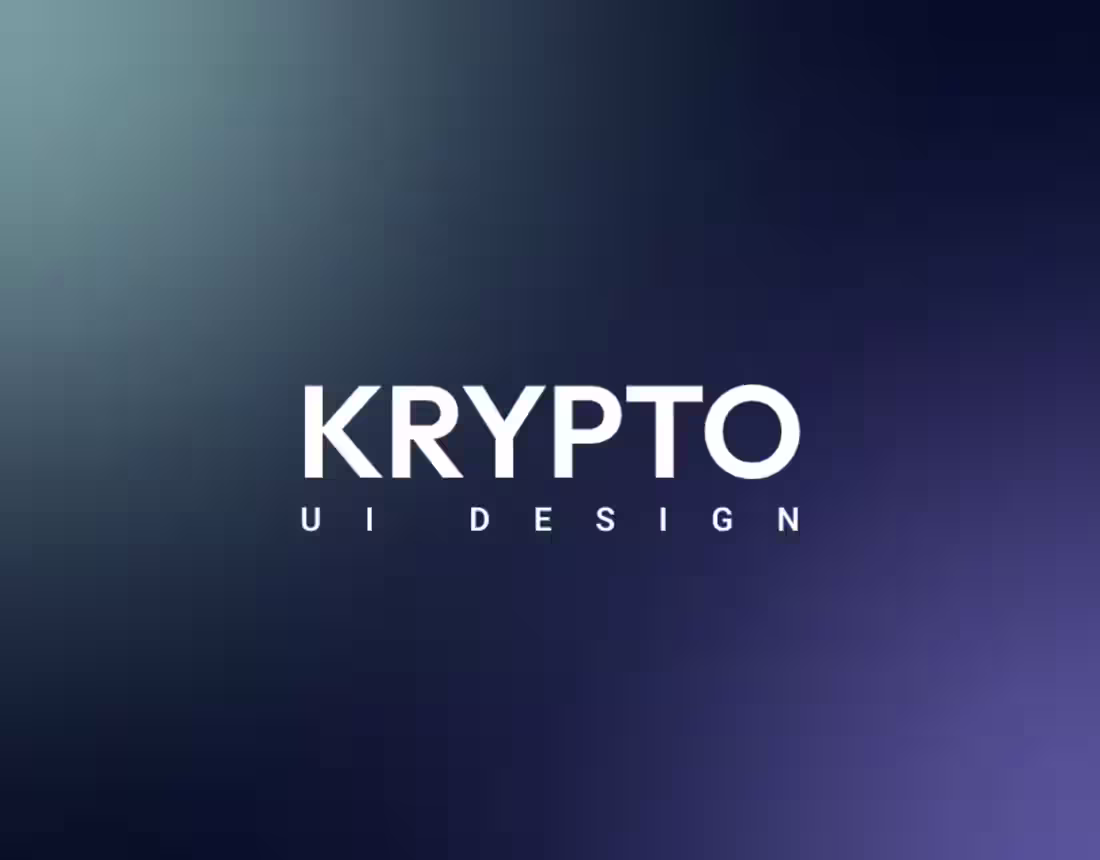 Cover image for Krypto UI Design on Behance
