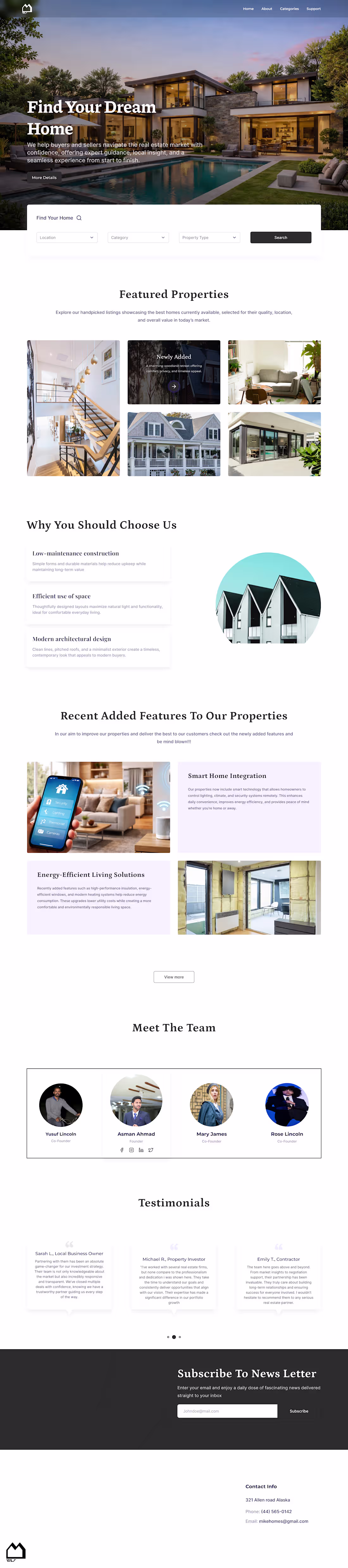 Cover image for "🏡 Just dropped: A clean, high-converting real estate landi...