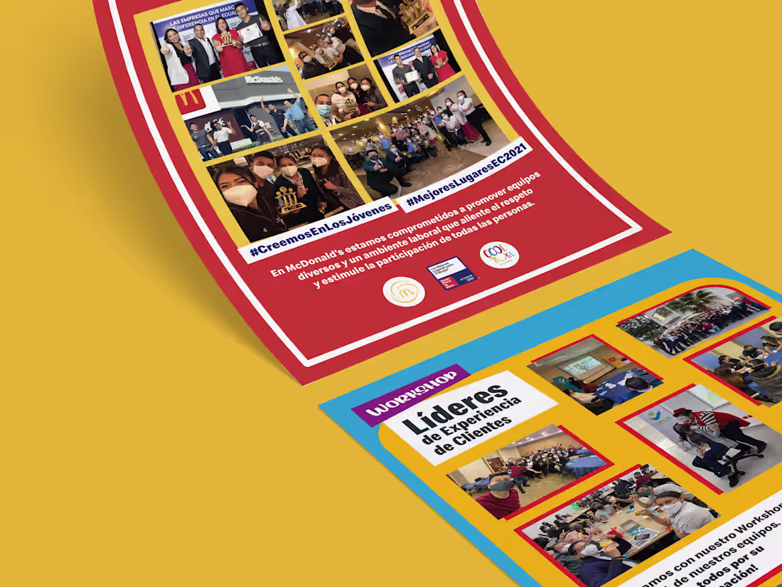 Cover image for McDonald’s Ecuador Internal Social Media Design — Nereiad Studio