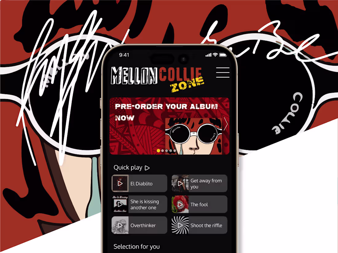 Cover image for App for an Indie Rock Band-Google UX Design Certificate Project