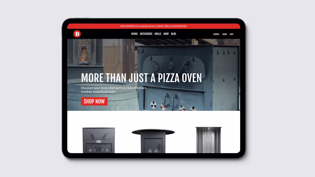 Cover image for Oven Brothers Website