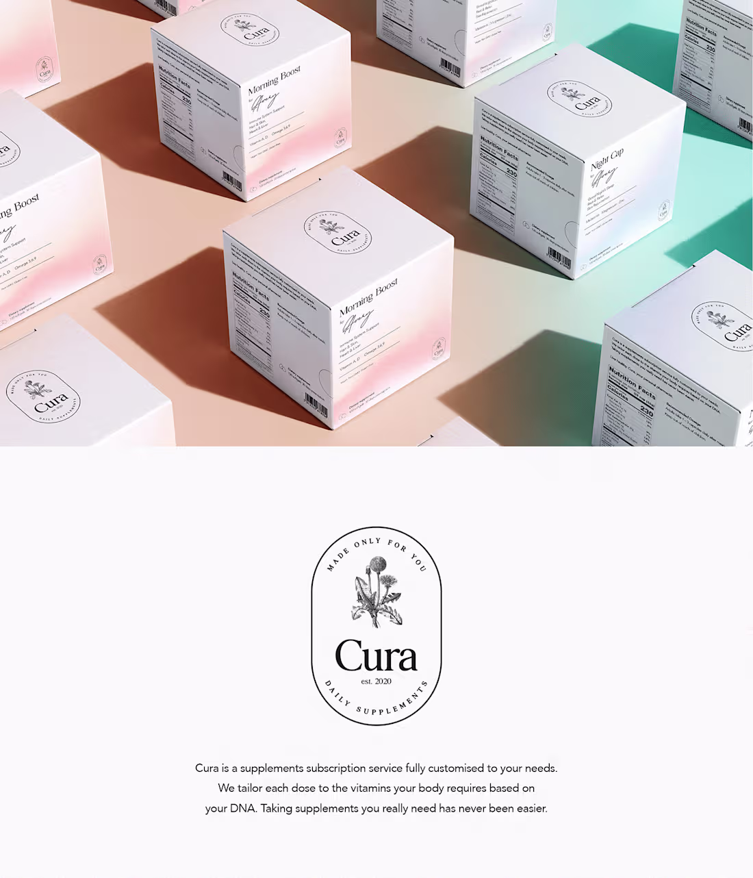 Cover image for Cura - Your Daily Supplement Subscription