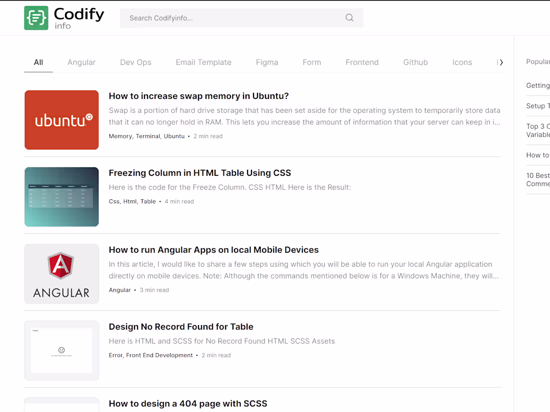 Cover image for Codeifyinfo