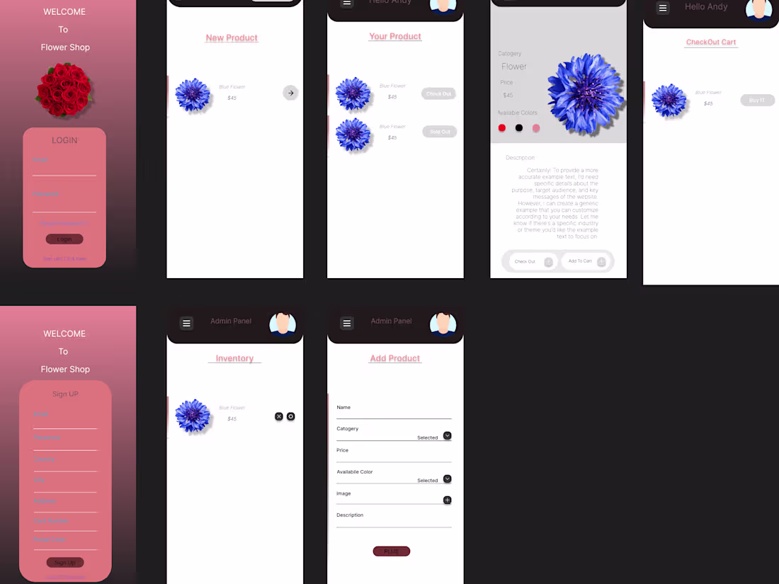 Cover image for Flower shops