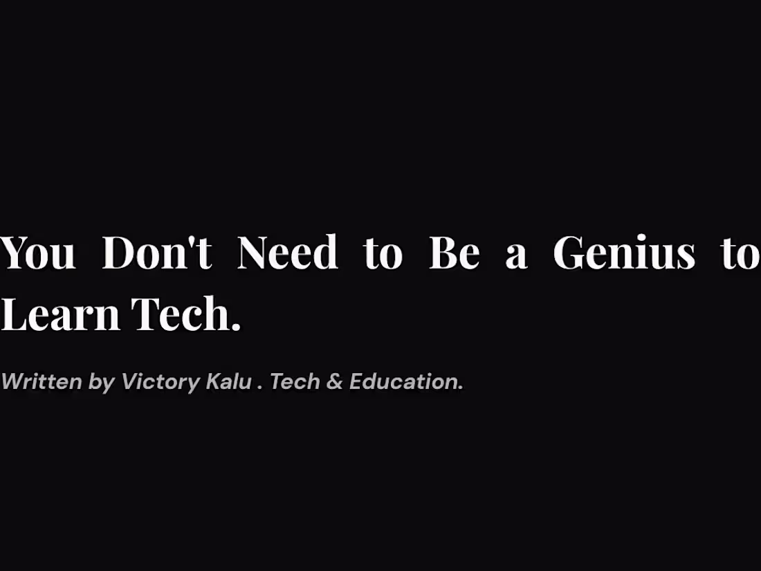 Cover image for Tech & Education

A relatable, research-backed