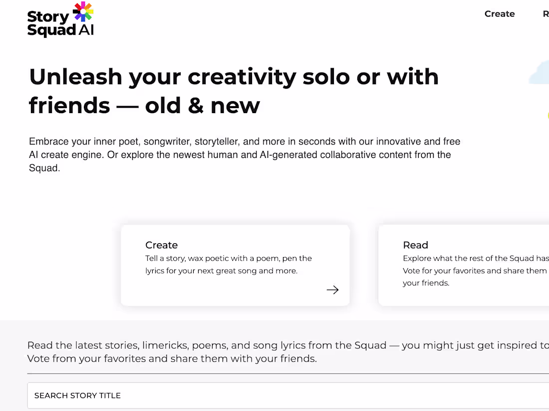 Cover image for Storysquad