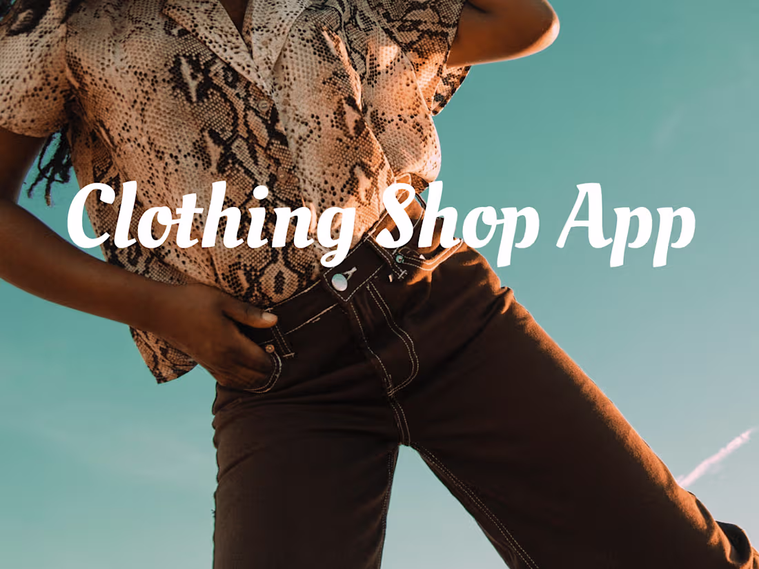 Cover image for UX design for Clothing Shop App :: Behance