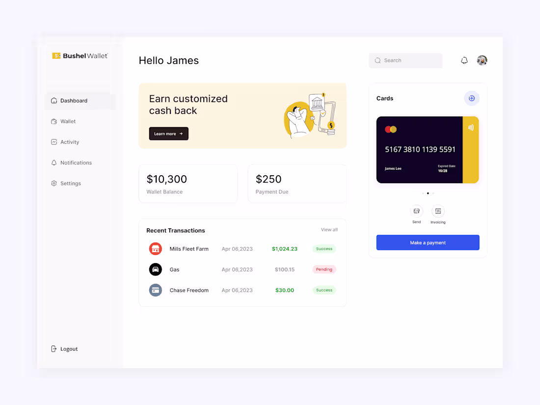 Cover image for Bushel Wallet