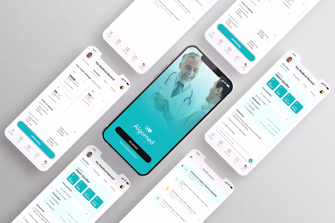 Cover image for Algomed app - UI/UX on Behance