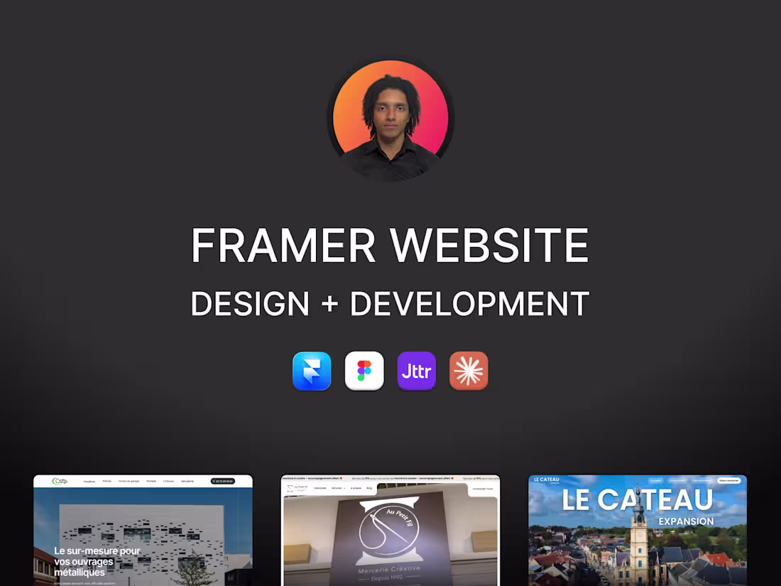 Cover image for Framer • Website (Design + Development)