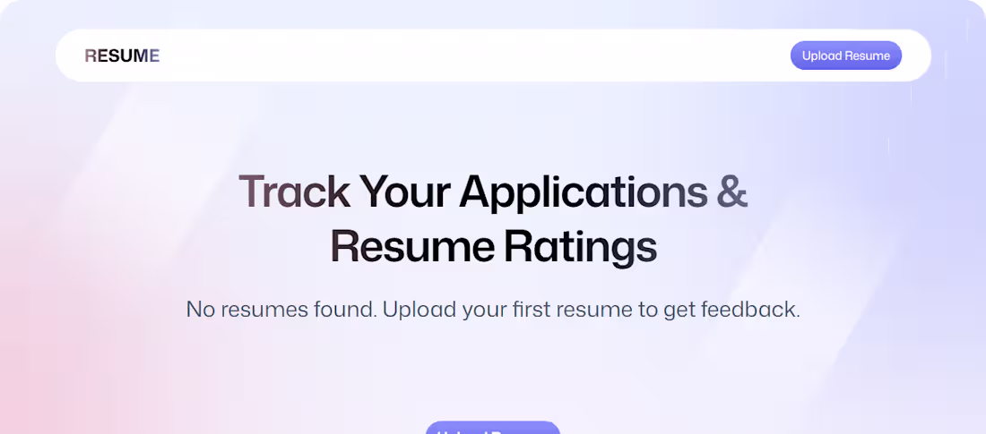 Cover image for An AI-powered resume reviewer that scores and rates your res...