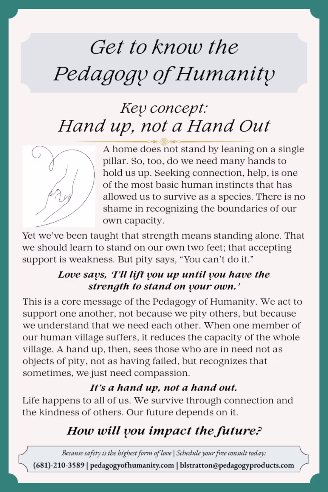 Cover image for This a four-part visual framework introduces The Pedagogy of...