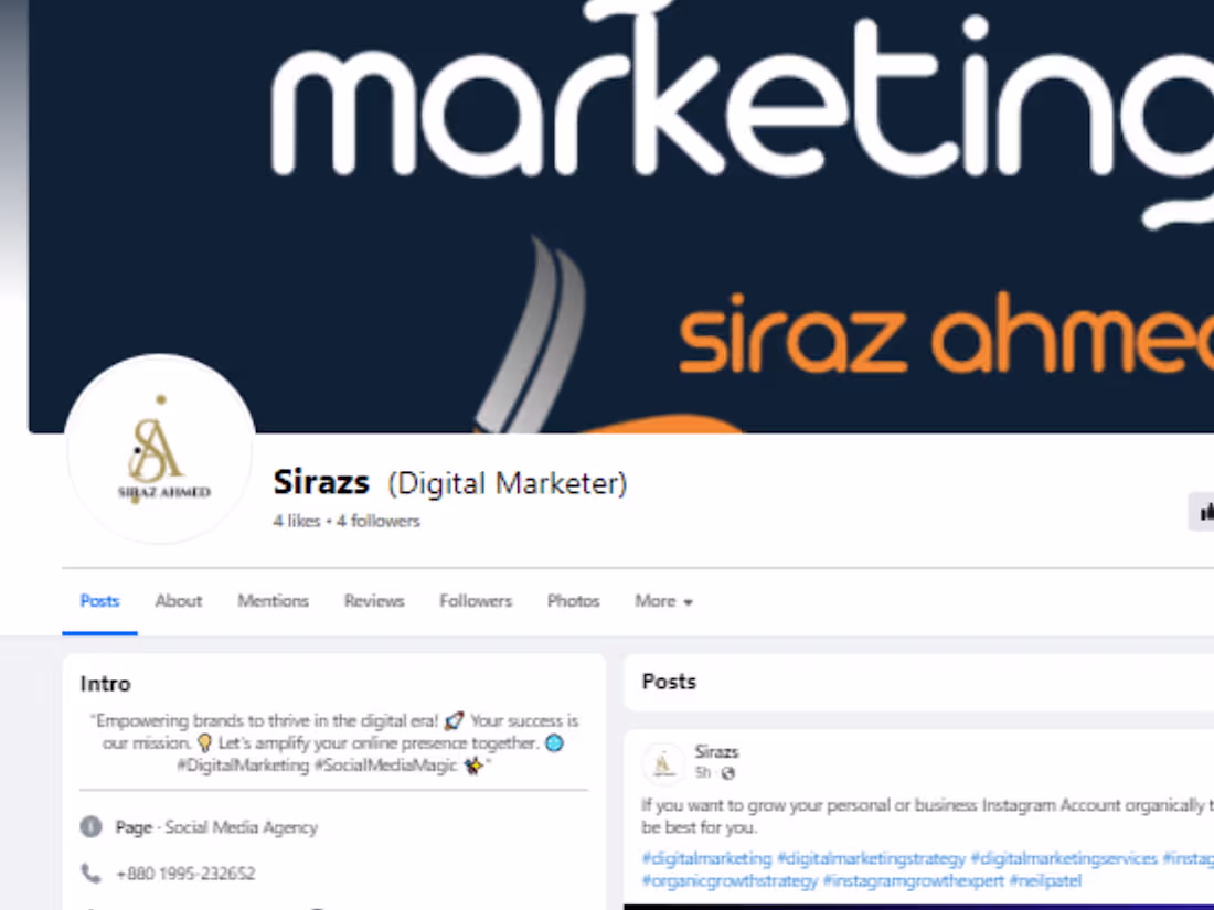 Cover image for I will do social media managment & content creation & posting