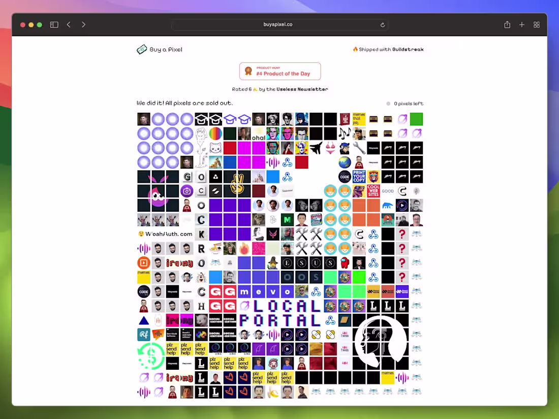 Cover image for Buy a Pixel