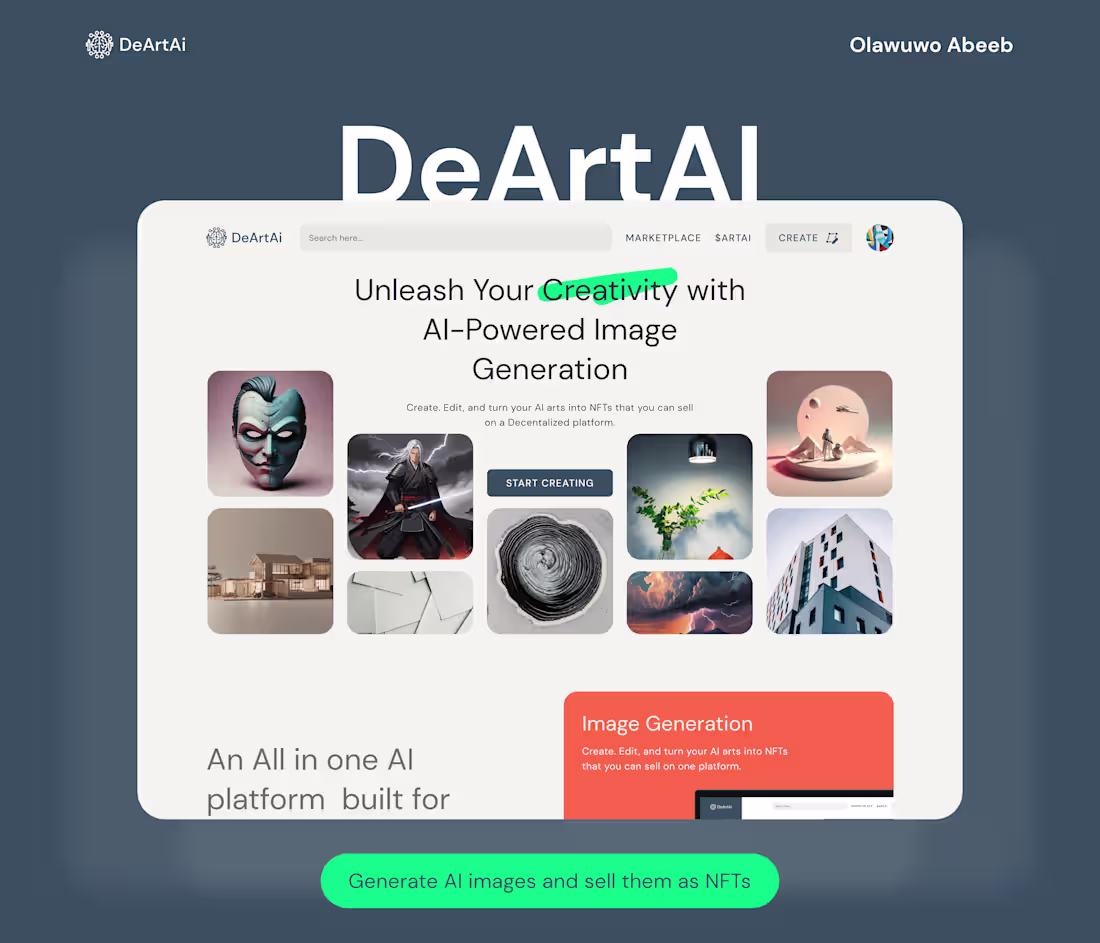 Cover image for DeArtAI