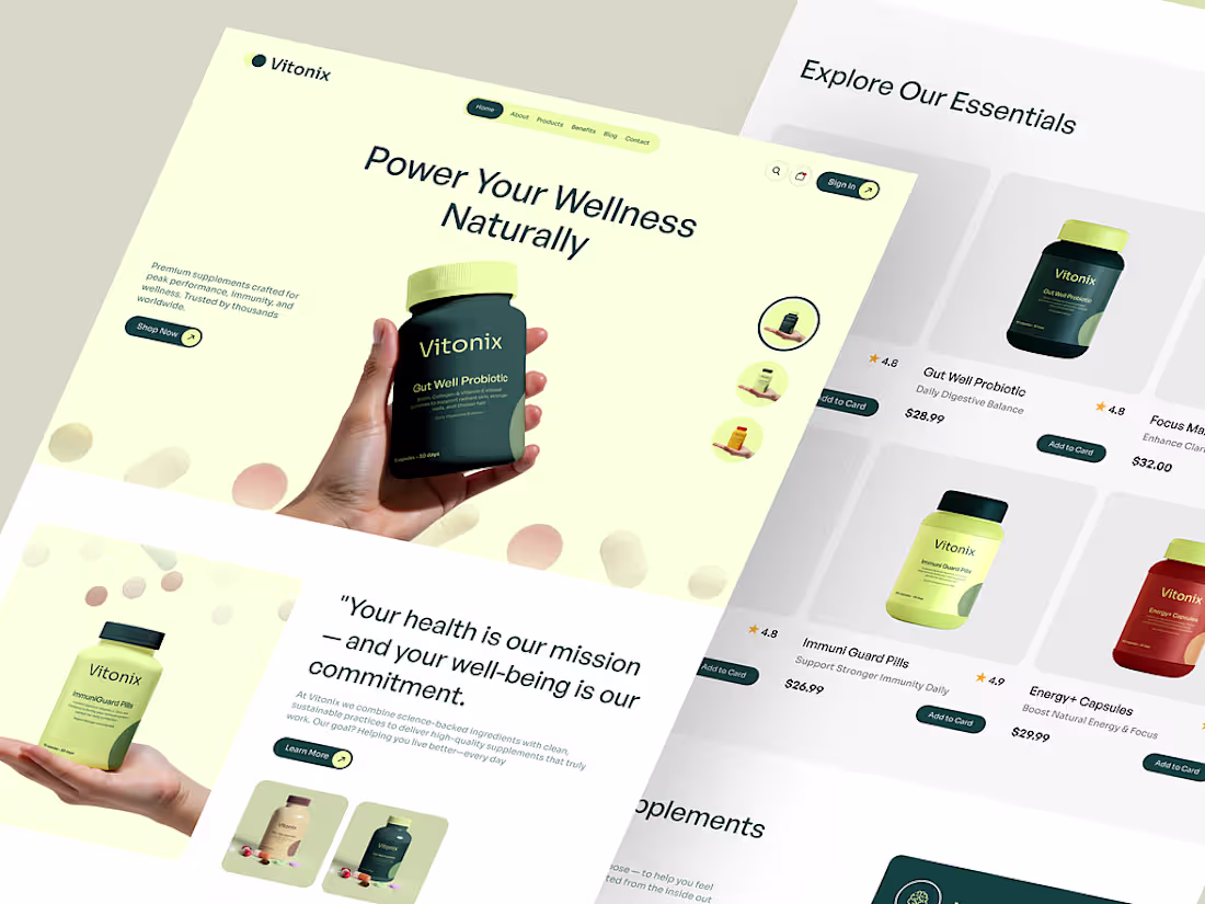 Cover image for I will design figma website UI and landing page design