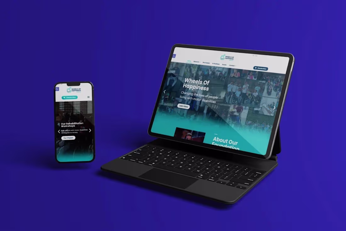 Cover image for Accessibility Centric Rebranding for Wheels of Happiness