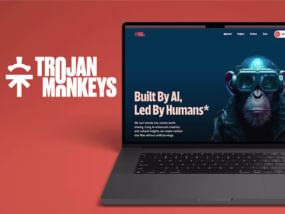 Cover image for Trojan Monkeys Website Redesign | Framer