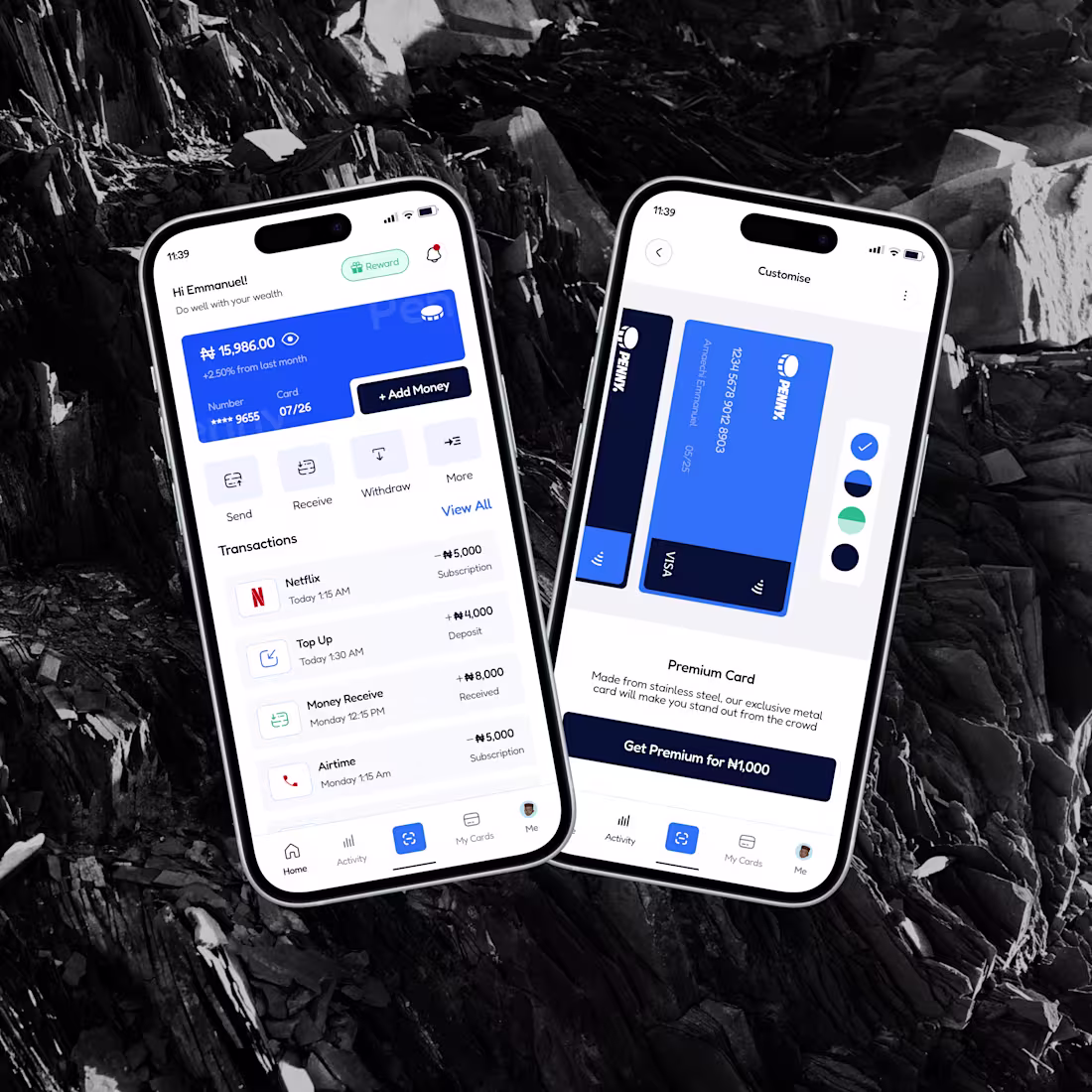 Cover image for Minimalist Finance & Digital Wallet App