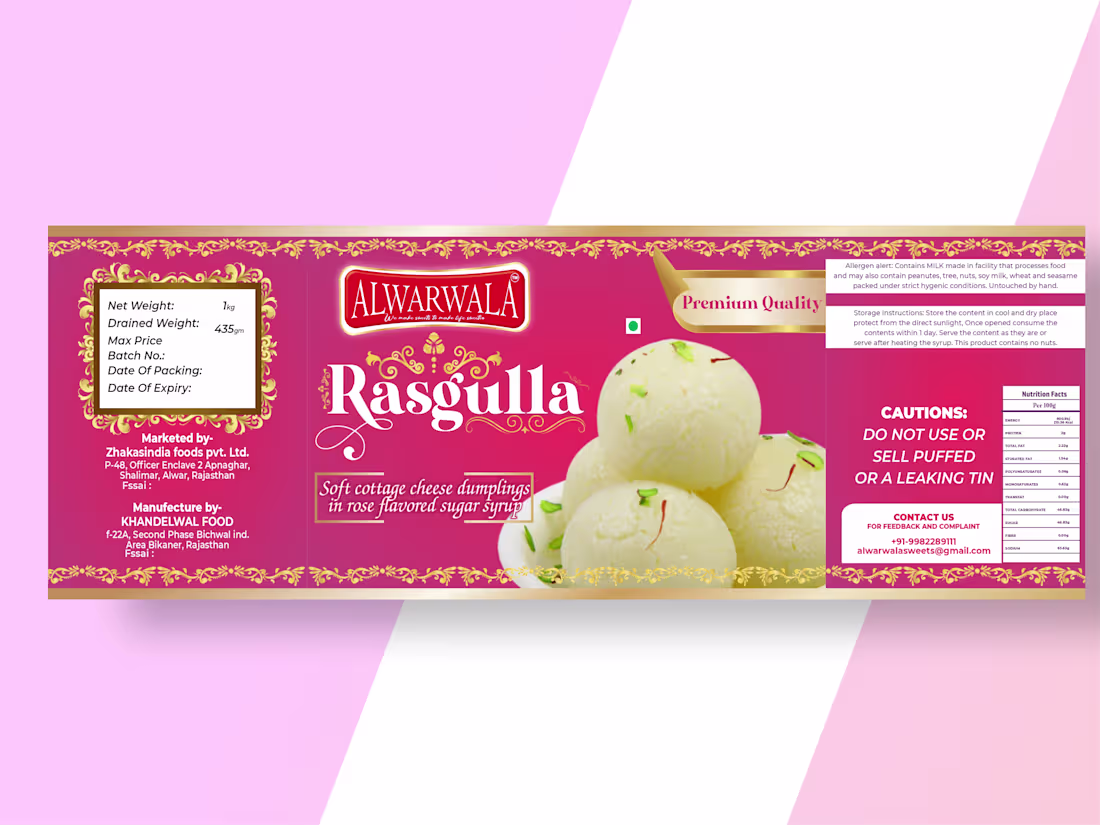 Cover image for Product Label Design