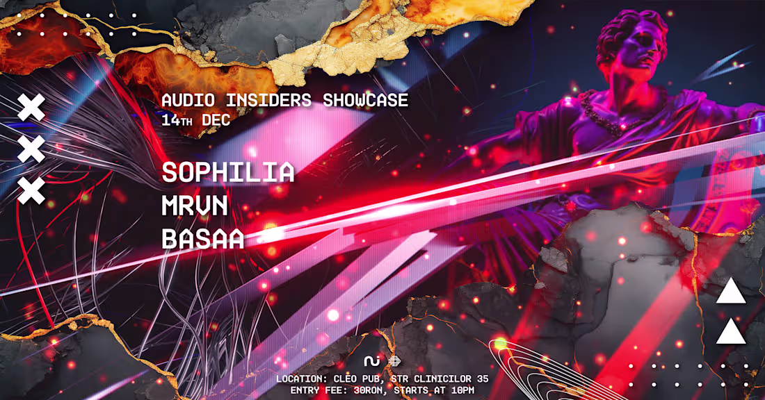 Cover image for Audio Insiders Showcase — Event Poster Design