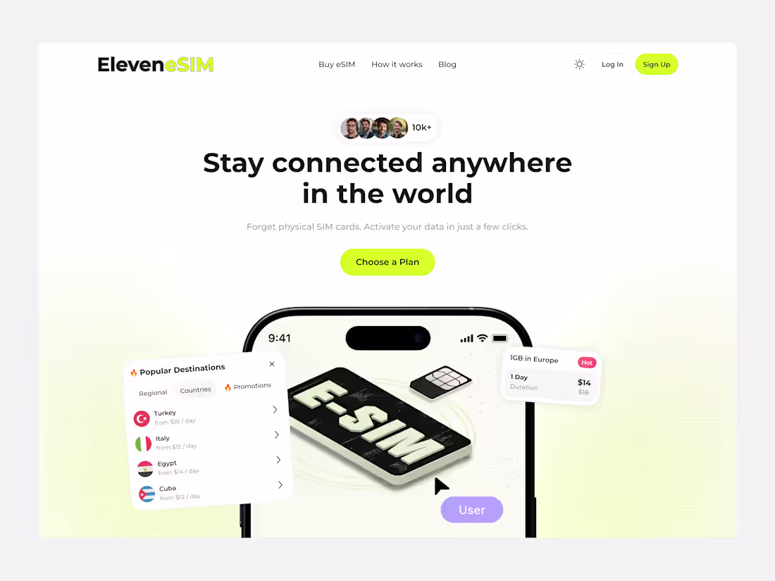 Cover image for EleveneSIM — Global Connectivity Redefined