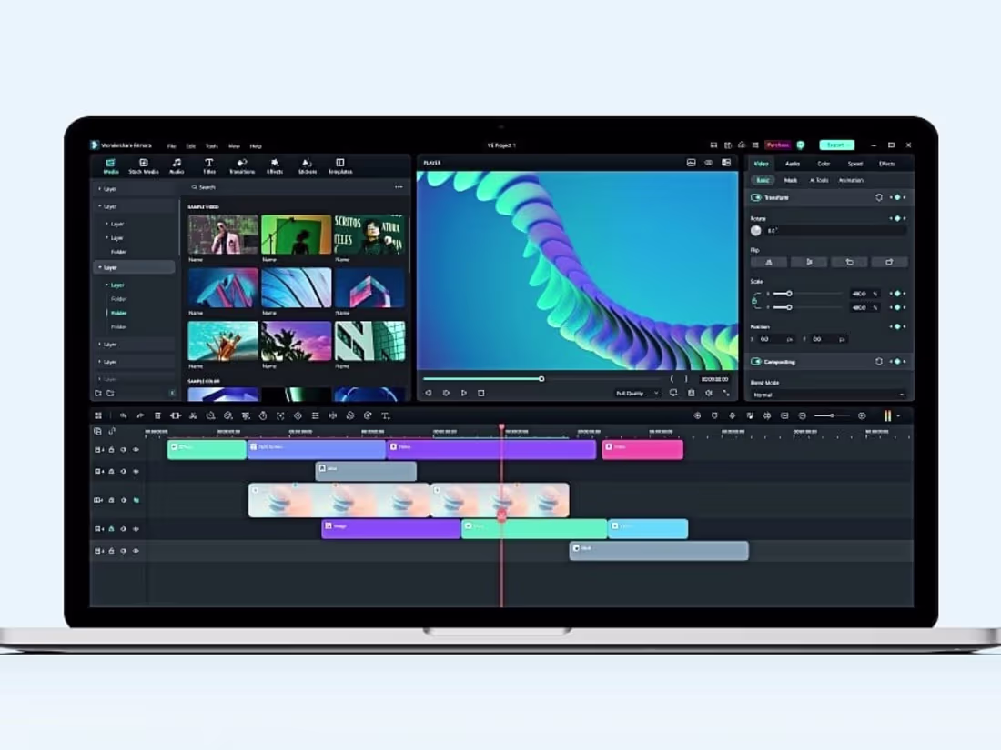 Cover image for Professional Video Editing (Filmora 12 / Canva) 