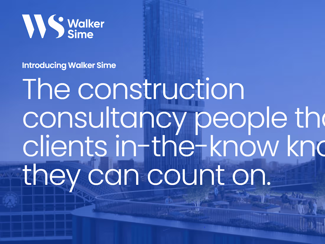 Cover image for Multi-disciplinary construction consultancy - Walker Sime