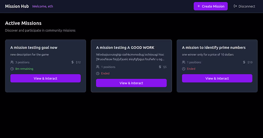 Cover image for Solana Mission Hub